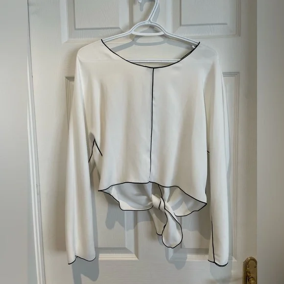 BABATON tie blouse - Picture 5 of 7